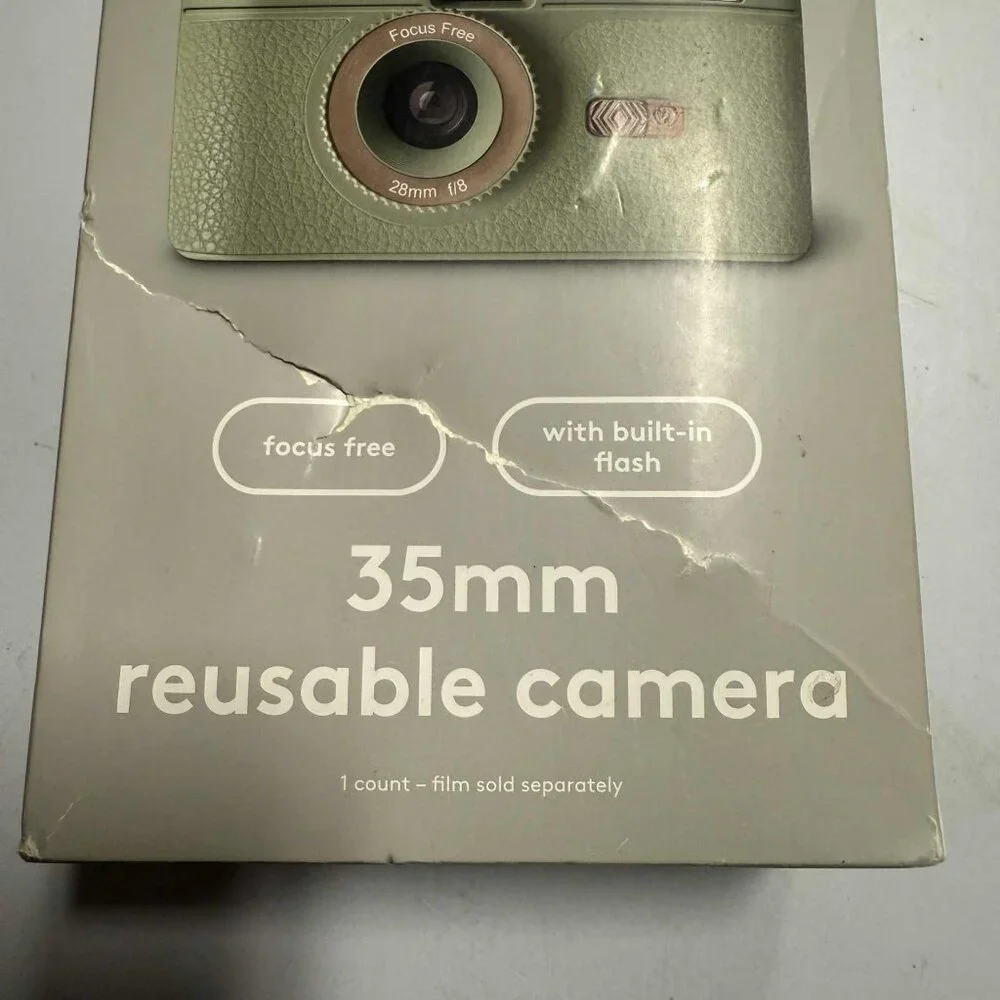 Heyday 35MM Camera with Built-in Flash Jade